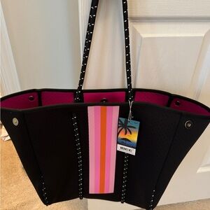 Neoprene Tote Bag Beach Bag or Pool Bag
